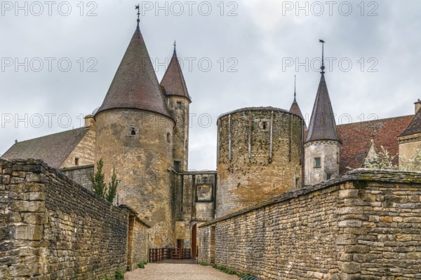 Chateau de Chateauneuf is a 15th-century fortress in the commune of Chateauneuf, 43 km from Dijon,