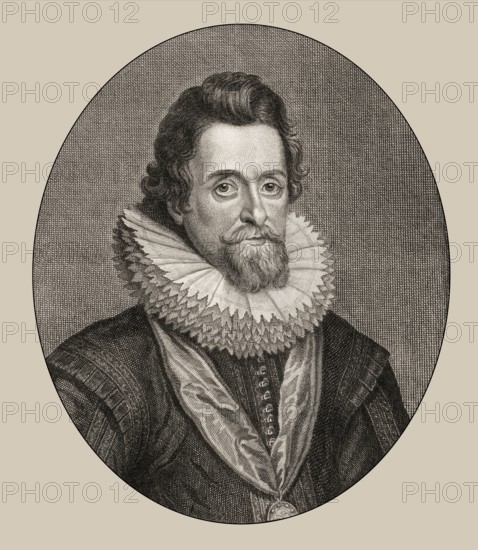 James VI and I, James Charles Stuart, 1566 – 1625, King of England, Scotland and Ireland, digitally
