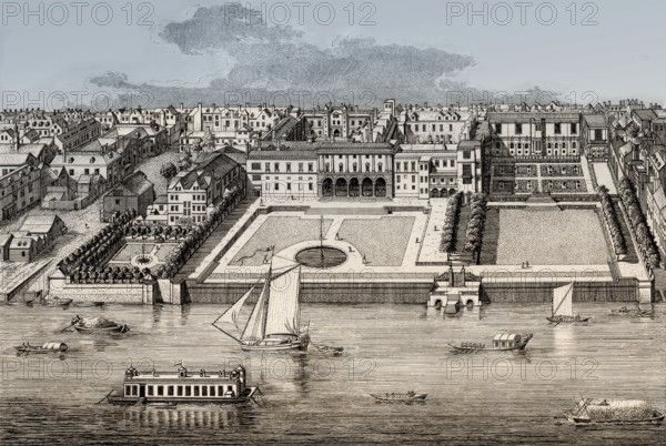 The Southern Front of Old Somerset House, Westminster, London, UK
