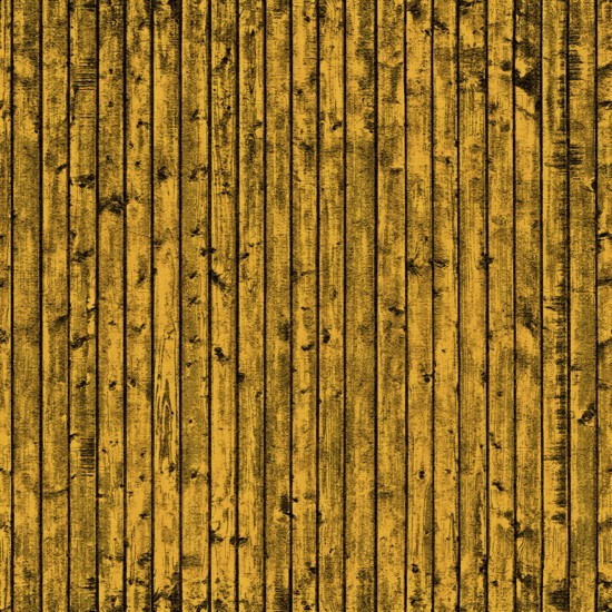 Rustic yellow painted wooden boards creating a vertical textured background, ideal for design