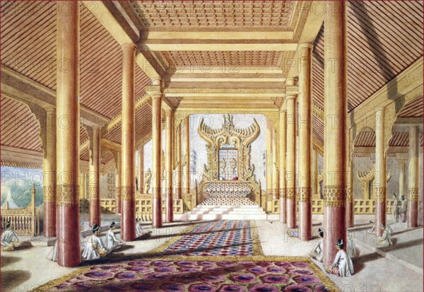 In 1855 the British sent a diplomatic mission to the court of King Mindon Min (r.1853-1878). Grant