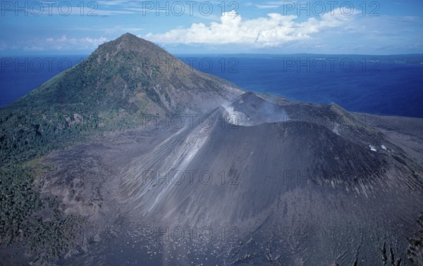 Volcano near Rabaul, Papua New Guinea, New Britain, Rabaul