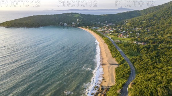 Balneario Camboriu in Santa Catarina. Taquaras Beach and Laranjeiras Beach in Balneario Camboriu.