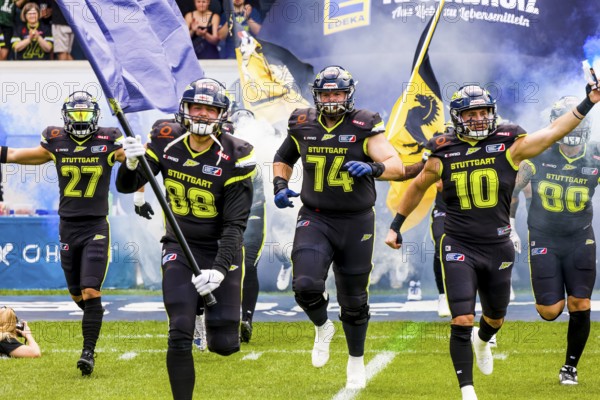 ELF/ Game: Panthers Wroclaw at Stuttgart Surge on 21. Juny. 2024, in the Gazi Stadium, Stuttgart,