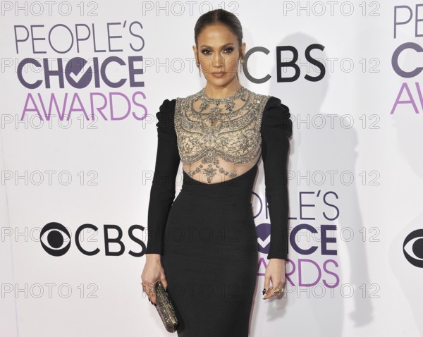 Jennifer Lopez at the People's Choice Awards 2017 held at the Microsoft Theater in Los Angeles, USA