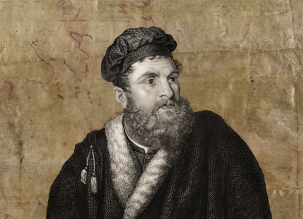 Marco Polo, c.?1254 –1324, an Italian merchant, explorer and writer, map of the Far East and