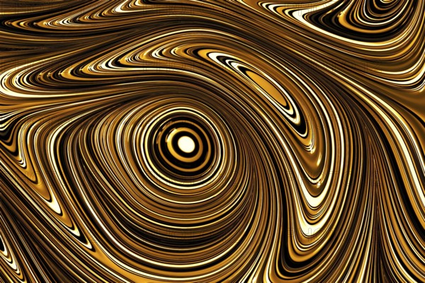 Abstract geometic background - computer-generated image. Fractal geometry: pattern of distorted