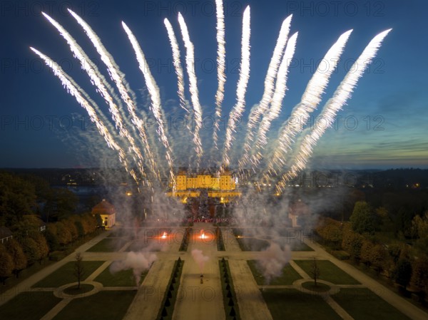 Fish and Forest Festival Moritzburg, Baroque fireworks in the castle park, Fish and Forest Festival