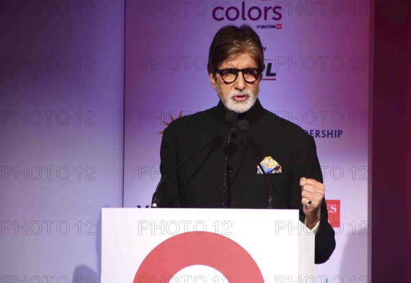 Bollywood actor Amitabh Bachchan press conference launch Global Citizen Festival Leadership