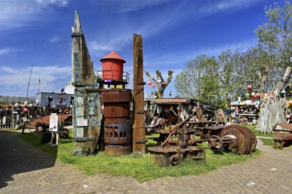 Items fished out of the sea by beachcombers, Maritime and Beachcomber Museum Flora, the world's
