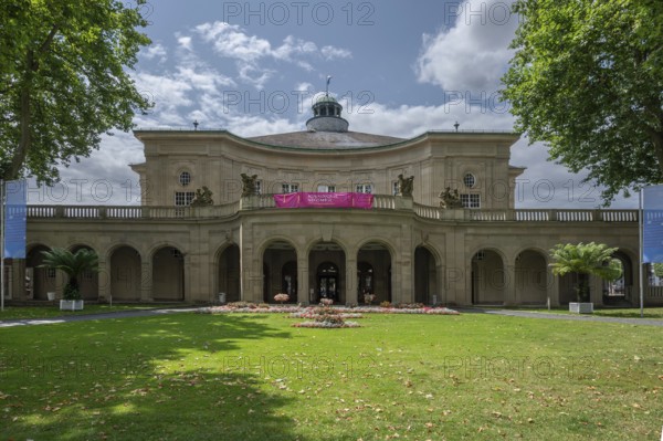 The Regentenbau, event building in neoclassical style built in 1913, Bad Kissingen, Lower