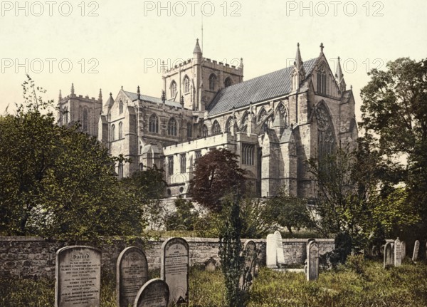 Ripon Cathedral, Cathedral Church of St Peter and St Wilfrid, Anglican cathedral in Ripon in the