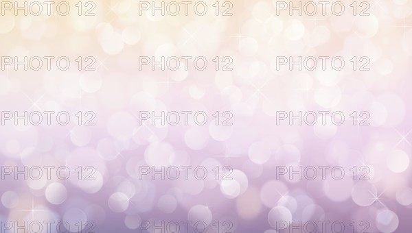 Blurry purple beige glittering bokeh background, sparkling lights, pink yellow beige color