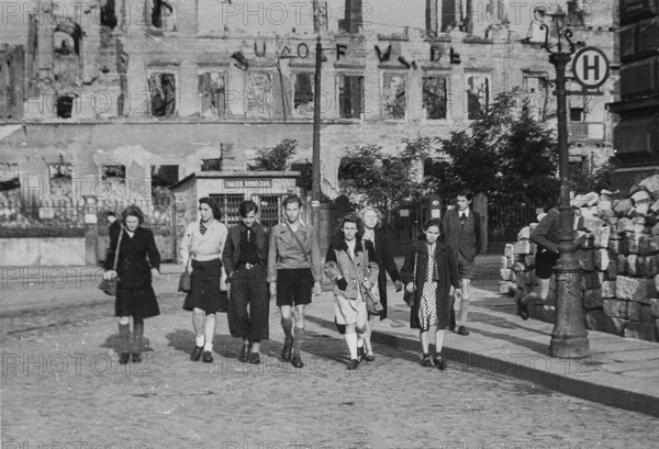 In war-torn Dresden. The war generation carries the trauma with them until the end of their lives.
