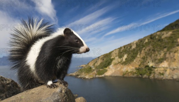 AI generated, animal, animals, mammal, mammals, biotope, habitat, one, individual, foraging,