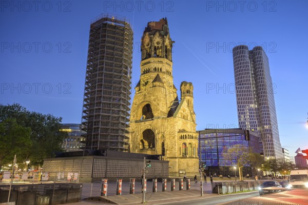 Kaiser Wilhelm Memorial Church, Breitscheidplatz, Charlottenburg, Berlin, Germany
