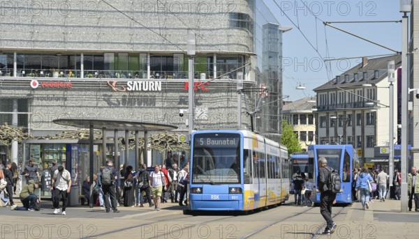 Tram, Königsplatz, Kassel, Hesse, Germany