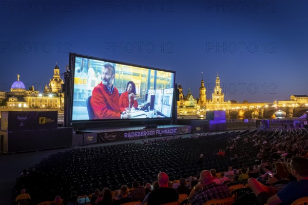The Film Nights on the banks of the Elbe are Germany's largest open-air cinema festival. They have