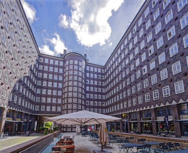 The Sprinkenhof is one of the office buildings constructed in Hamburg's city centre at the