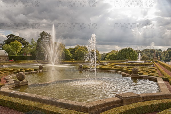 The gardens of Blenheim Palace, the largest non-royal aristocratic residence in Great Britain,