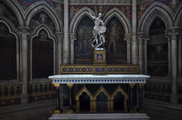 Interior view, Chapel of St Michael and St Blaise, Chapelle Saint Michel et Saint Blaise,