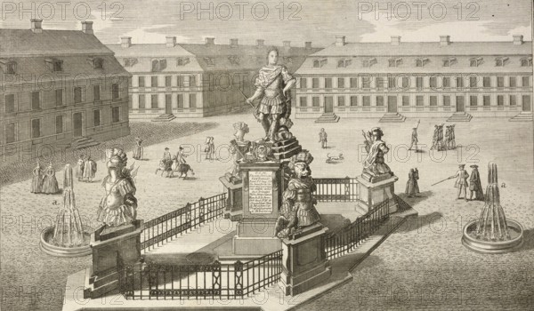 Statue of Frederick William, King of Prussia, on the market of Cöslin, Köslin, Germany, around