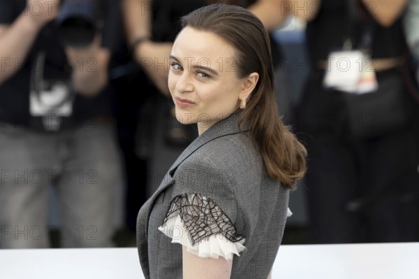 Cannes, France - 15.5.2024: Lena Urzendowsky during the photocall for SOUND OF FALLING at the 78th
