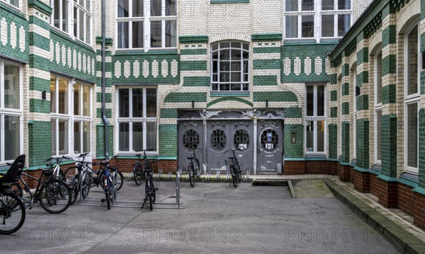 Old town house, historic residential and commercial building in Berlin Mitte, Klosterstraße,