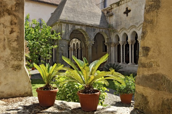 Fountain loggia, monks' washroom in the cloister, Gothic basilica of the Cistercian abbey of