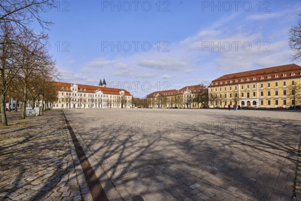State parliament, hotel, Motel One, Ministry of Justice, row of houses, historic building, baroque
