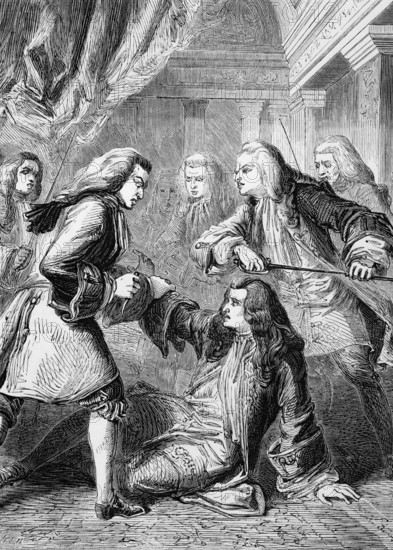 The attempted assassination of Robert Harley, First Lord of the Treasury and Prime Minister to