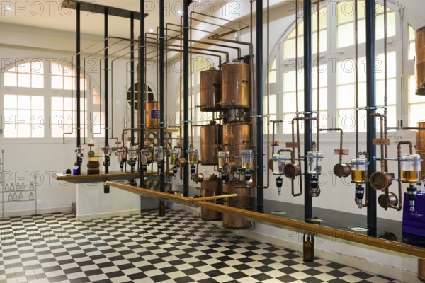 Interior view, Perfumery Molinard, Perfume manufacturer, Grasse, Alpes Maritimes, Provence Alpes