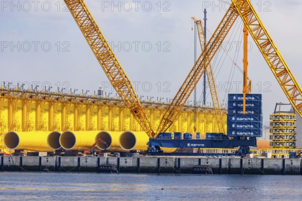 SIF Offshore Foundations, production of monopiles for offshore wind turbines. Foundations for wind