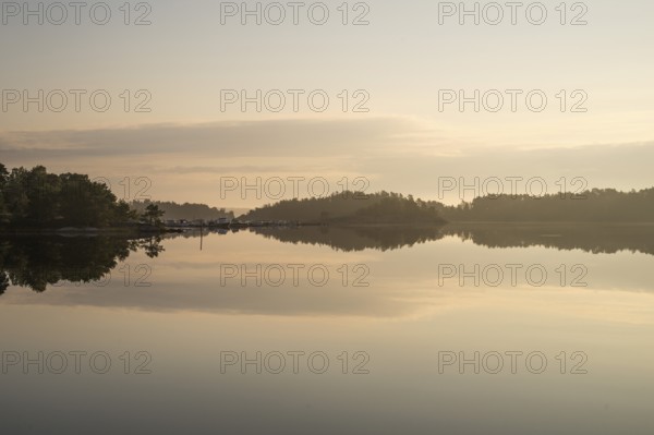 Morning atmosphere, Kasnäsintie, Falkö Fjord, Kasnäs, Hitis archipelago, archipelago south of