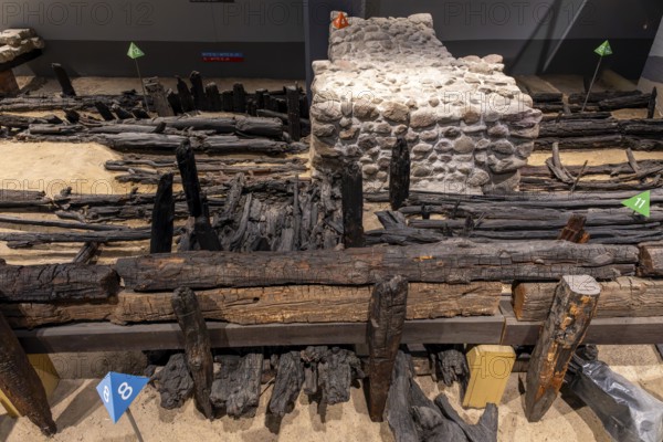 Interior photograph, Archaeological excavations, Berlin Spandau Citadel, remains of the old