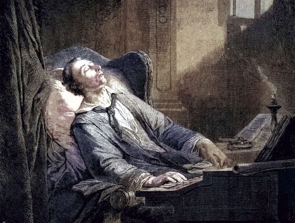 Carl Maria Friedrich Ernst von Weber, 1786-1826, German composer, conductor and pianist, shortly in