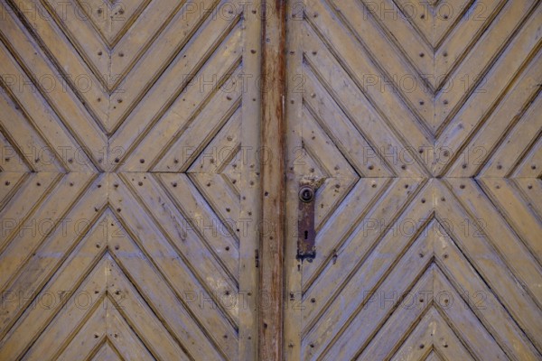 Door at the Stiftskeller Heilige Geist Schenke, Passau, Lower Bavaria, Bavaria, Germany