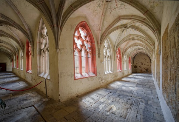Cloister, St Peter and Paul Cathedral, interior view, Museum Zeitzer Schloss Moritzburg, early