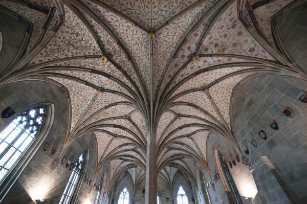 Vaults in the summer refectory, early 14th century, remodelled in the 19th century, Bebenhausen