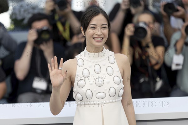 Cannes, France - 15.5.2024: Suzu Hirose during the photocall for A PALE VIEW OF HILLS at the 78th