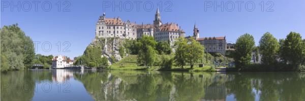 Sigmaringen Castle, Hohenzollern Castle, on the Danube, Sigmaringen, Swabian Alb,