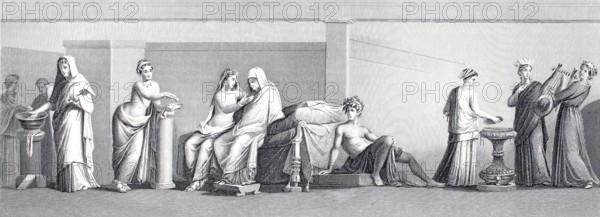The Aldobrandinian Wedding, so named after the first owner, Cardinal Cinzio Passeri Aldobrandini,