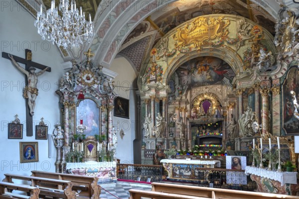 Holy Sepulchre, painted around 1767 by the painter Johann Joachim Pfaundler, St Donatus Church,