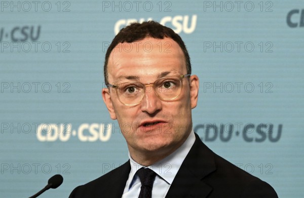 The Chairman of the CDU/CSU parliamentary group, Jens Spahn (CDU), and his deputy Alexander