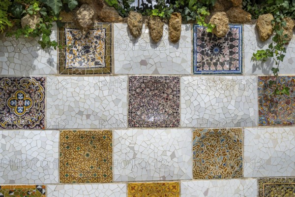 Park Guell by Antonio Gaudi, Park Gueell, Antonio Gaudi architect, Unesco World Heritage Site,