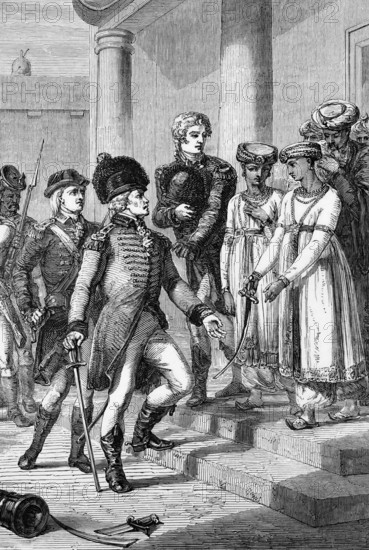 The siege of Seringapatam (Srirangapatna), a town in the Mandya district of the Indian state of