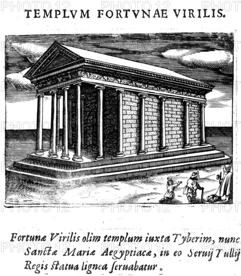 Il tempio della fortuna, Temple of Portunus, was a temple in Rome, Italy, probably dedicated to the