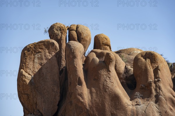 Rock formation, Pontok Mountains, Great Spitzkoppe, Spitzkoppe, Great Spitzkoppe Nature Reserve,