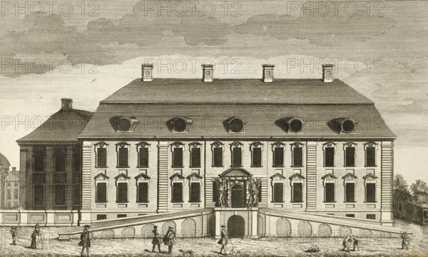 Schwedt Castle, town of Schwedt in Brandenburg, was badly damaged in the Second World War and the