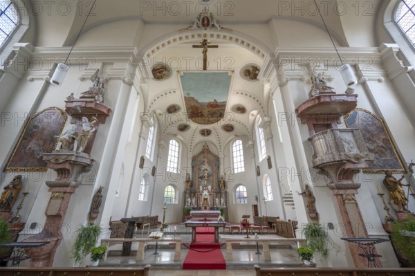 Chancel of the parish church of St John, built 1717-19, Biberacher Str. 6, Ummendorf, district of